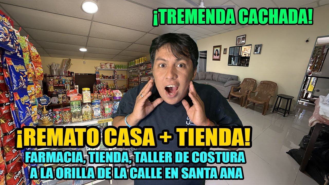 🚨VENDIDA🚨 CASA DE 4 HABITACIONES + FARMACIA + TALLER DE COSTURA + TIENDA ¡BARATISIMO!