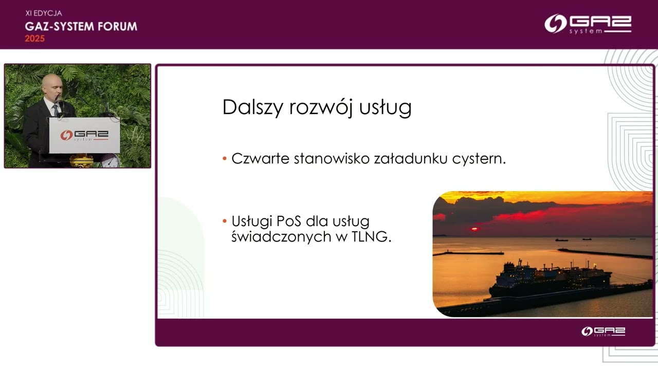 12. GAZ-SYSTEM FORUM 2025 - Терминал СПГ в Свиноуйсьце - развитие и дальнейшие услуги