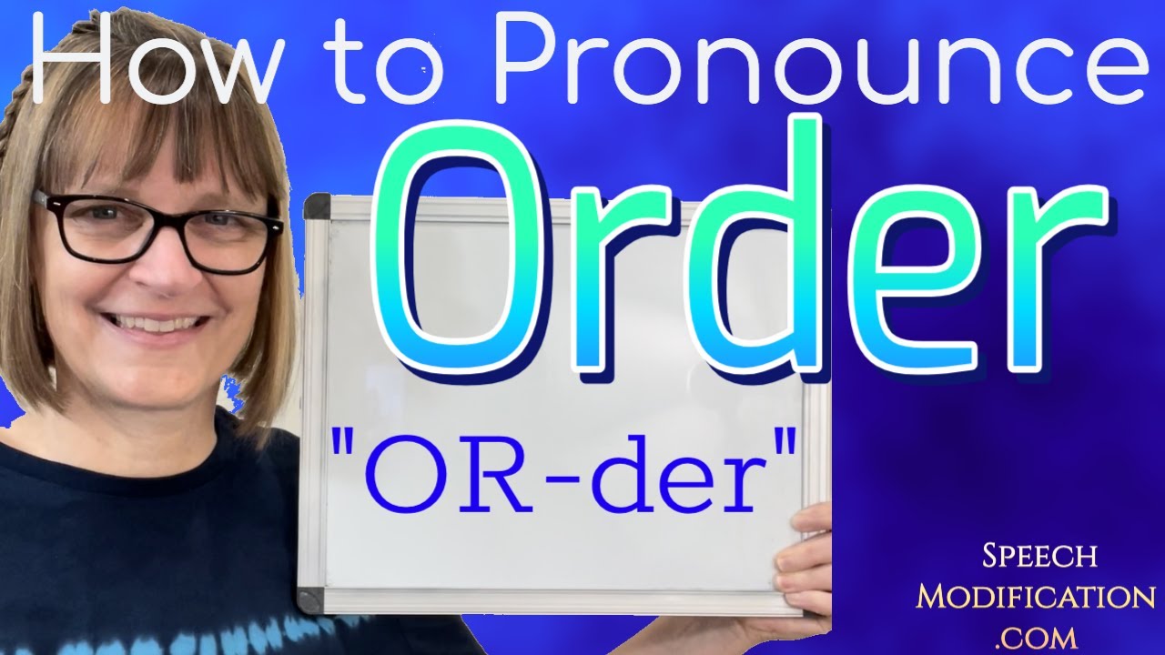Как произнести слово Order (самое сложное слово в английском языке?)