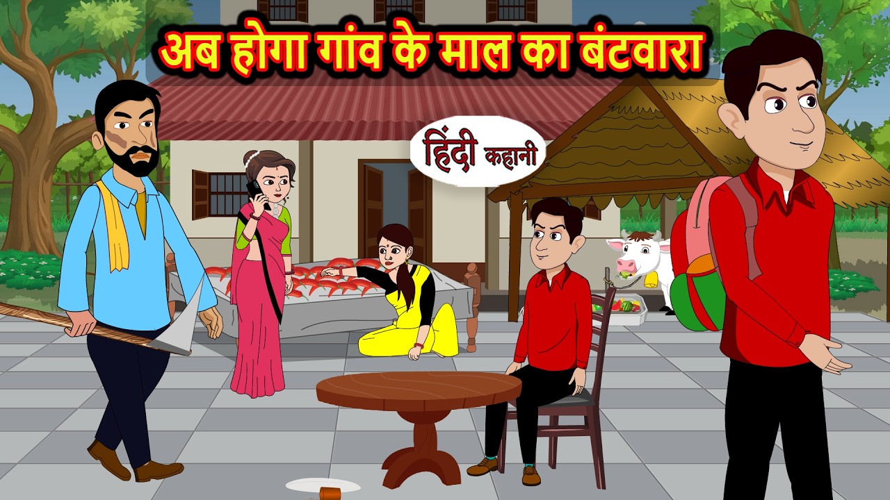 अब होगा गांव के माल का बंटवारा | Now, the village's assets will be distributed.