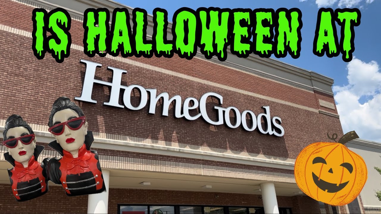 HALLOWEEN AT HOMEGOODS 👀 I FINALLY SAW THIS AT •AT HOME 🤯