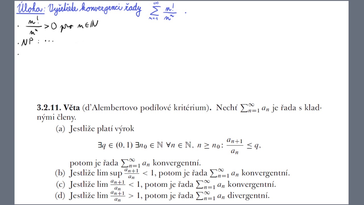 Řady - Podílové kritérium 2