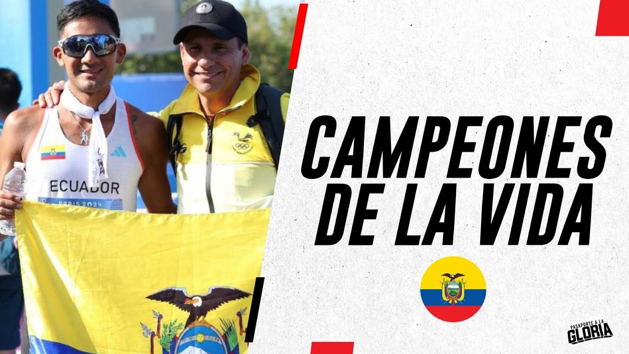 DANIEL PINTADO Y JEFFERSON PÉREZ DOS CAMPEONES OLÍMPICOS DESDE PARÍS