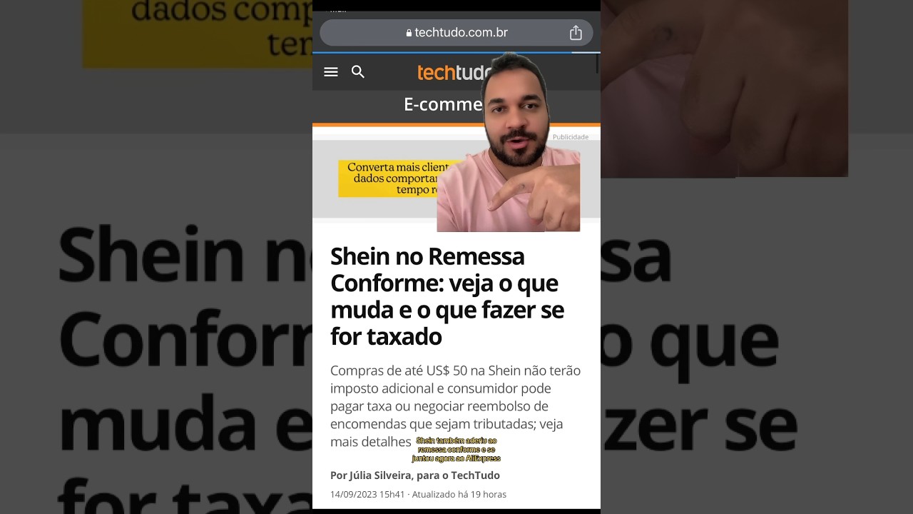 Shein tamb&eacute;m adere ao remessa conforme! O que isso significa?! #shein #aliexpress #remessaconforme