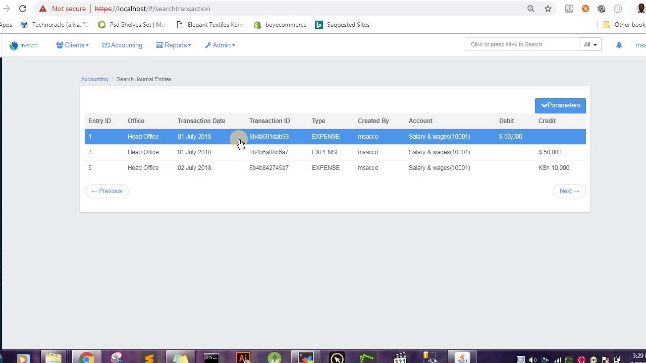 Customized Mifosx/Fineract (Msacco) :Msacco accounting Migrate Openning Balances I