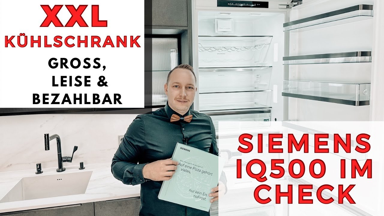 Riesig, leise & bezahlbar &ndash; die Siemens studioLine Einbau-K&uuml;hl-Gefrierkombination iQ500 im Test!