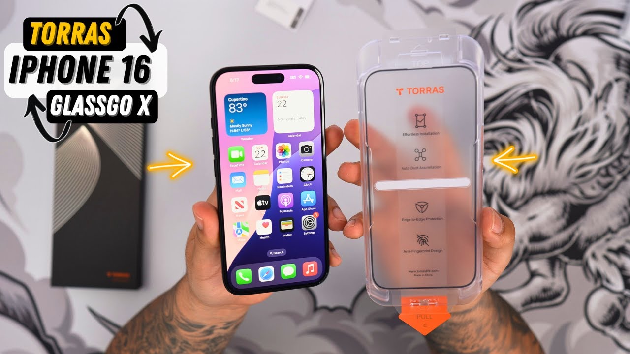 The Best Screen Protector for iPhone 16 ? TORRAS Glass Go X Edge-to-Edge Screen Protector
