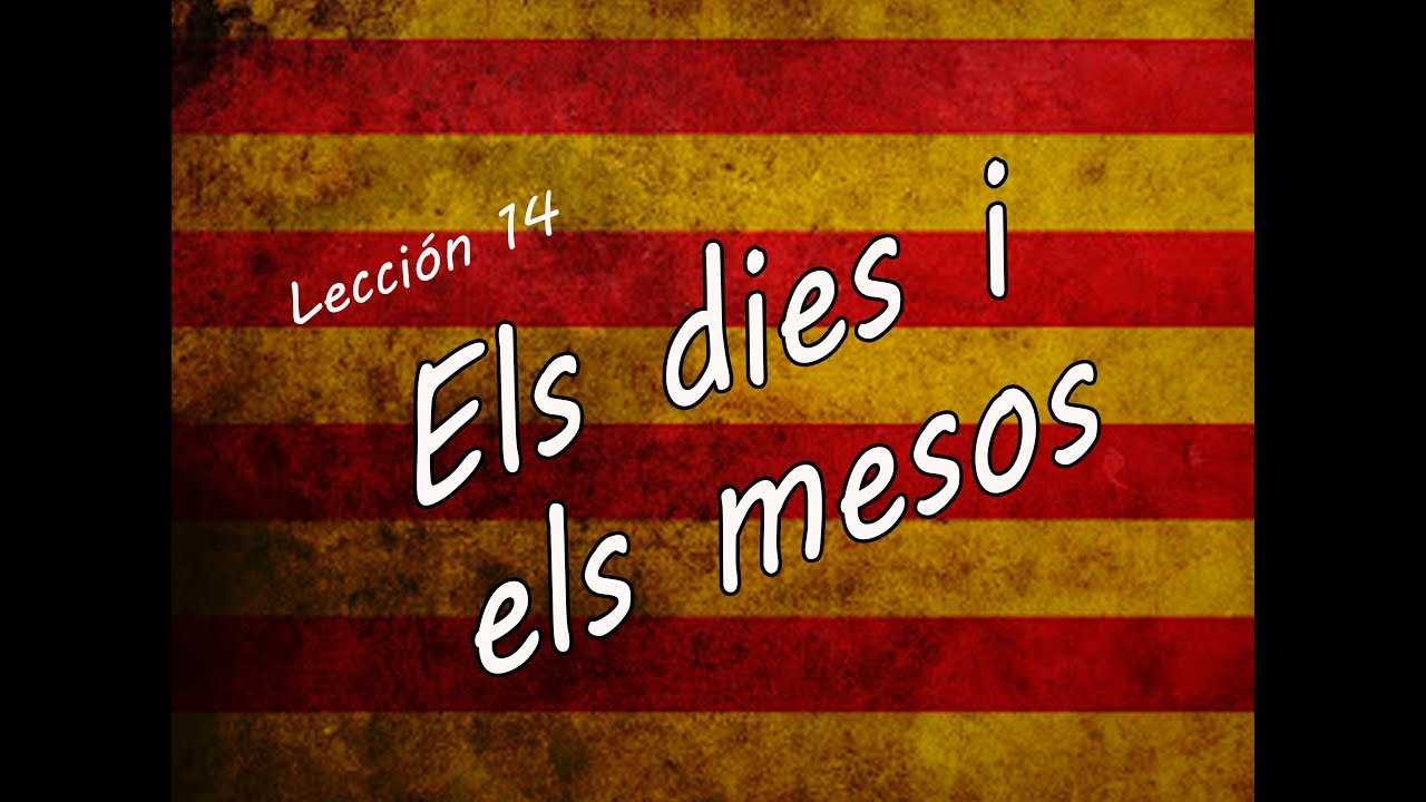 Los DIAS y los MESES 📆 Els dies i els mesos #catalanfacil