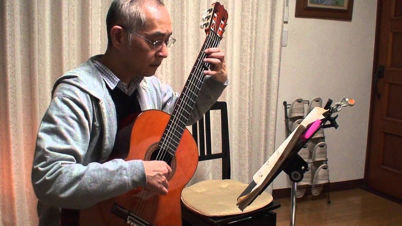 Study E Minor Aguado セゴビアの薦める　練習曲ホ短調　アグアド　青木一男
