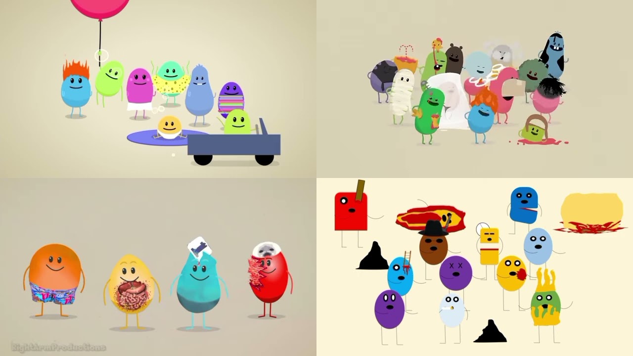 Dumb Ways to Die Quadparison 6 (Happy New Year 2025)