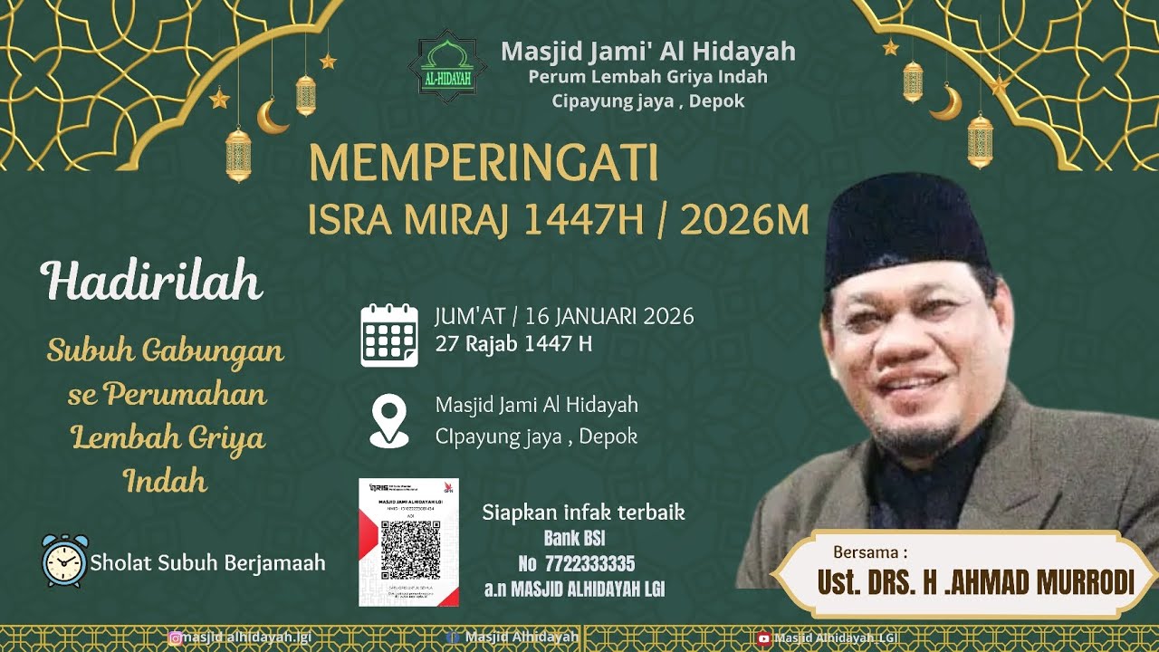 Sholat subuh gabungan se Perumahan Lembah Griya Indah 