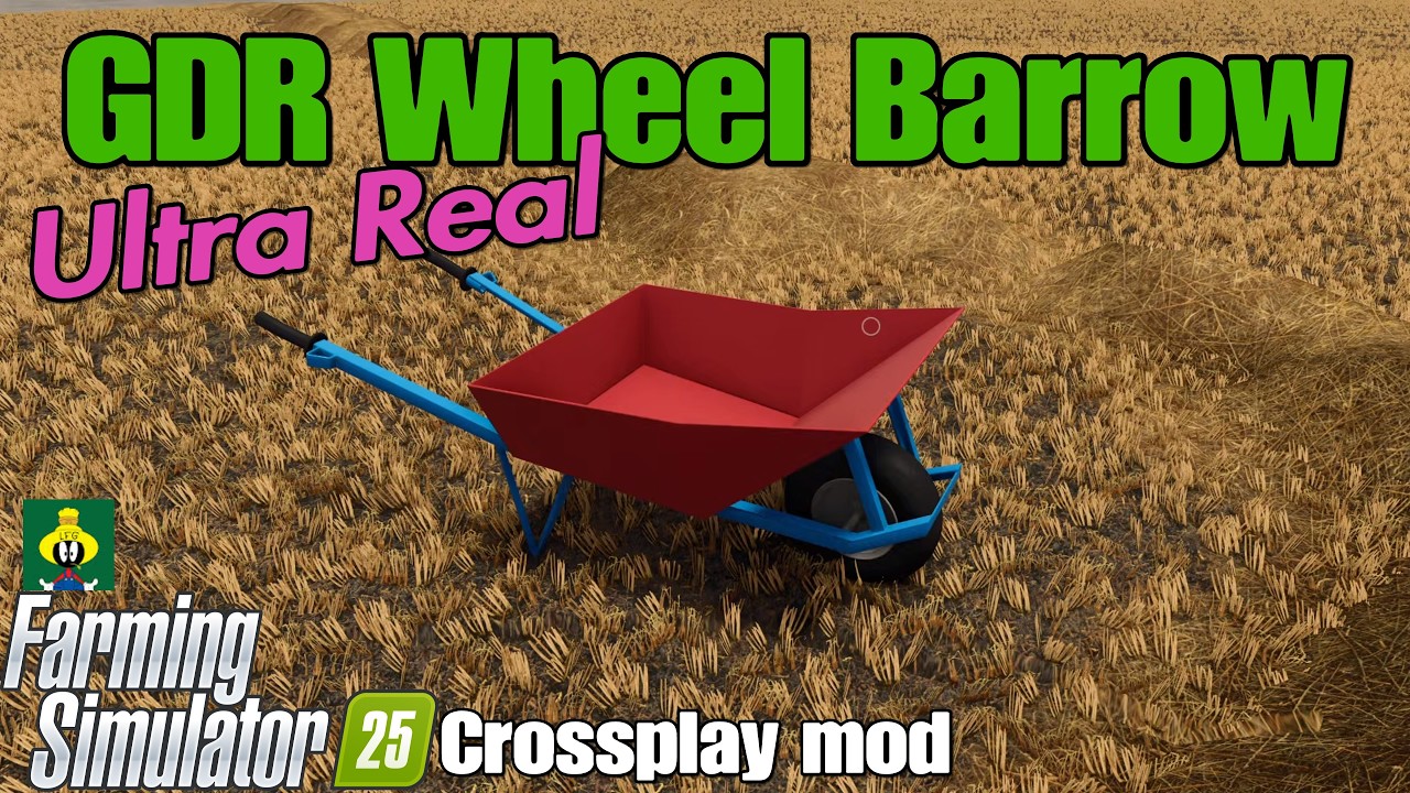 GDR Wheel Barrow / FS25 crossplay mod