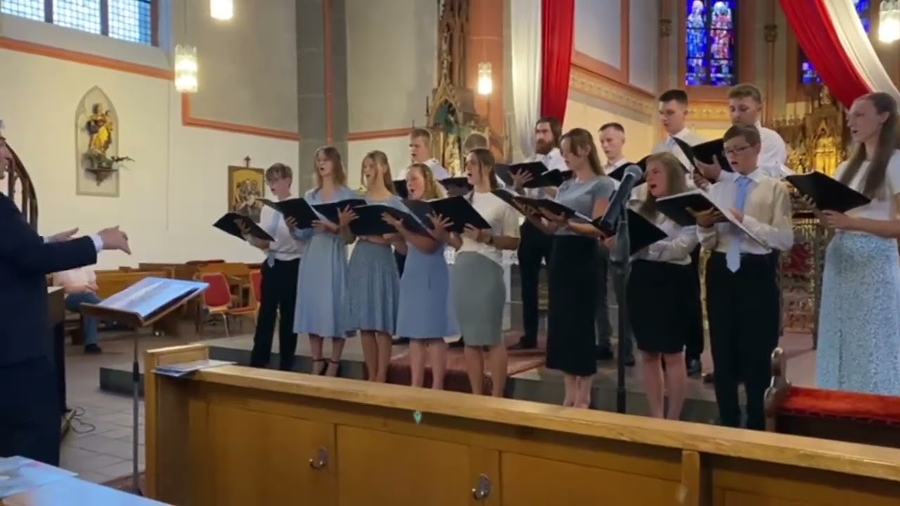 Oseh shalom bimromav  Nacht der Chöre 28 06 20205 Jugendkammerchor. Leiter und Dirigent: Peter Patz.