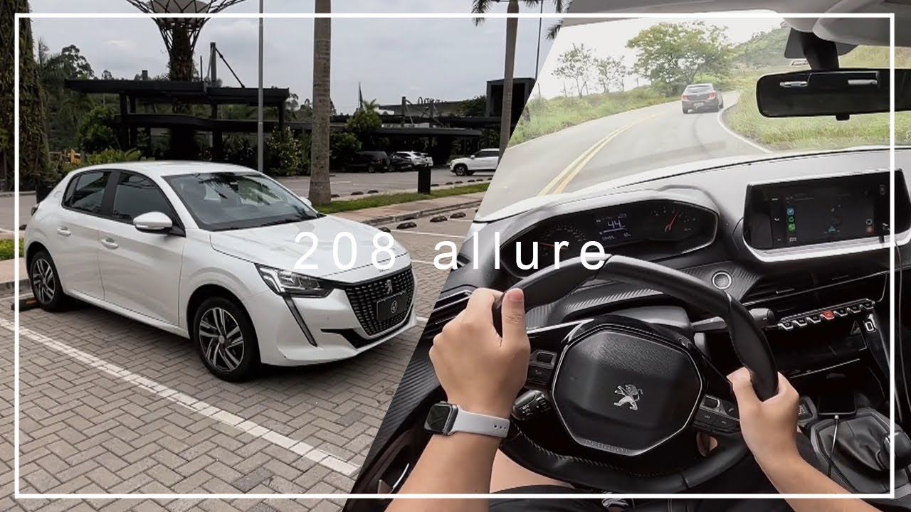 Avaliação do PEUGEOT 208 ALLURE 1.6 AT 2022 | DETALHES e IMPRESSÕES a BORDO!