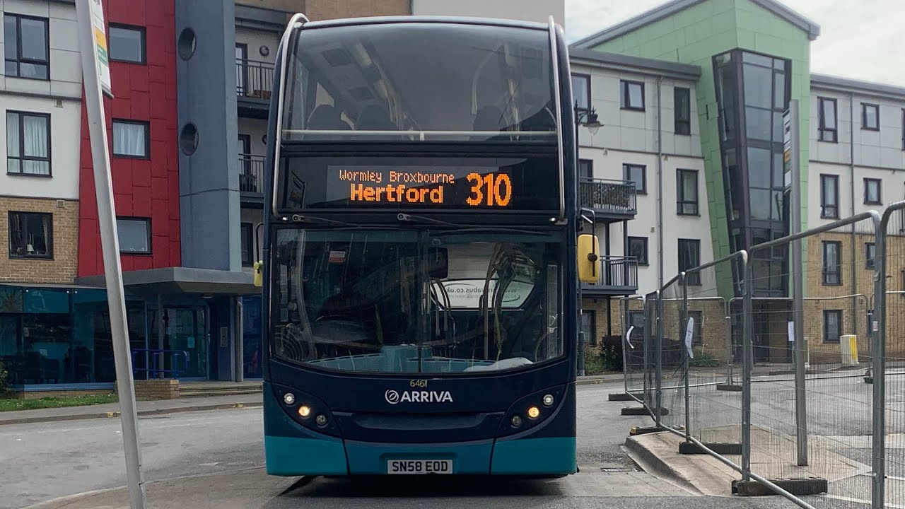 310 Hertford - Waltham Cross | Full Route Visual | via Hoddesdon