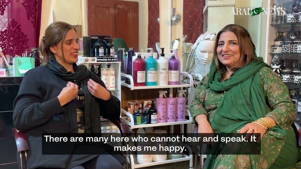 Pakistan’s deaf-staffed beauty salon provides economic opportunity, empowers hearing impaired