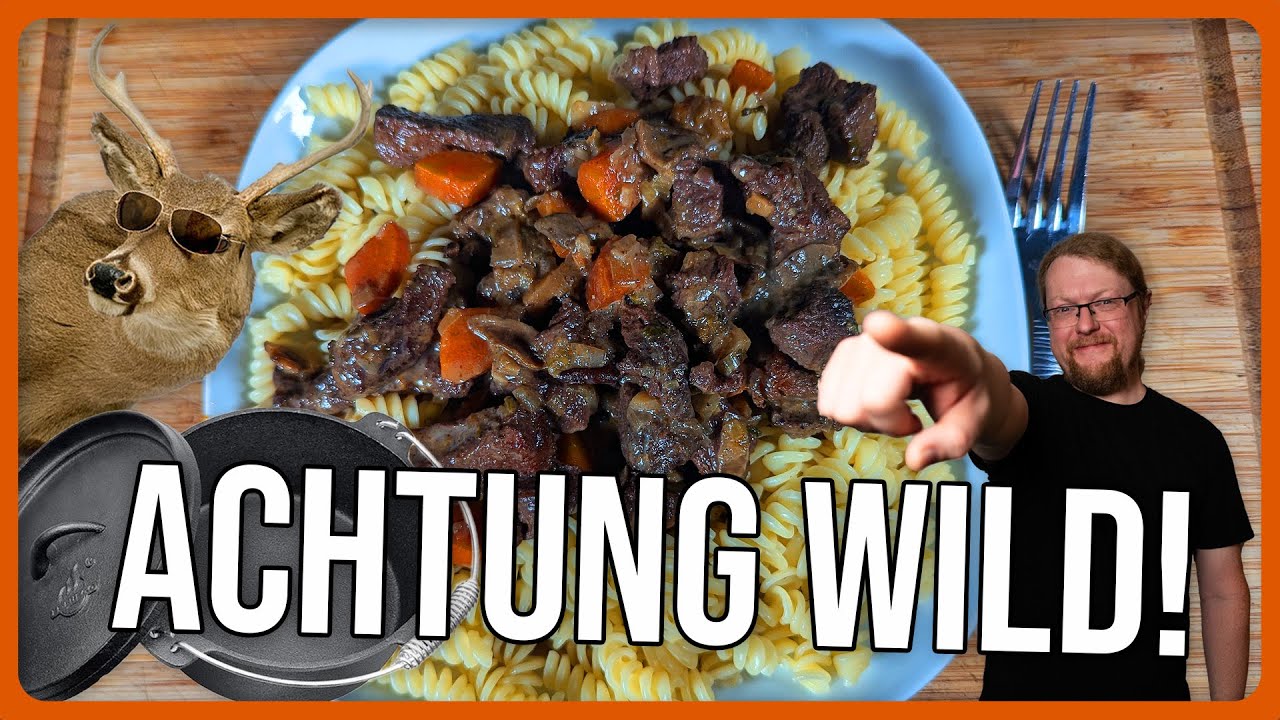 Achtung Wild! 🦌🍲 | Hirschgulasch aus dem Dutch Oven