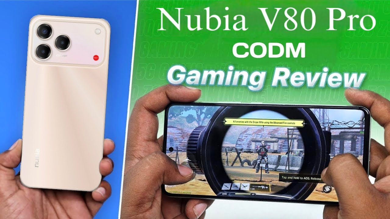 Nubia V80 Pro Codm Test | Nubia V80 Pro Gaming Test | Nubia V80 Pro Call Of Duty Mobile Test | 