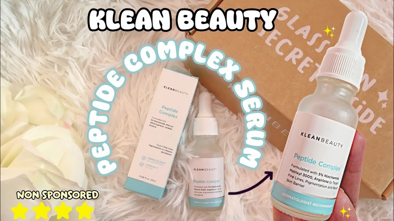 Tried This Hyped Serum So You Don’t Have To | Hydrating + Acne Safe Peptide Complex by Klean Beauty