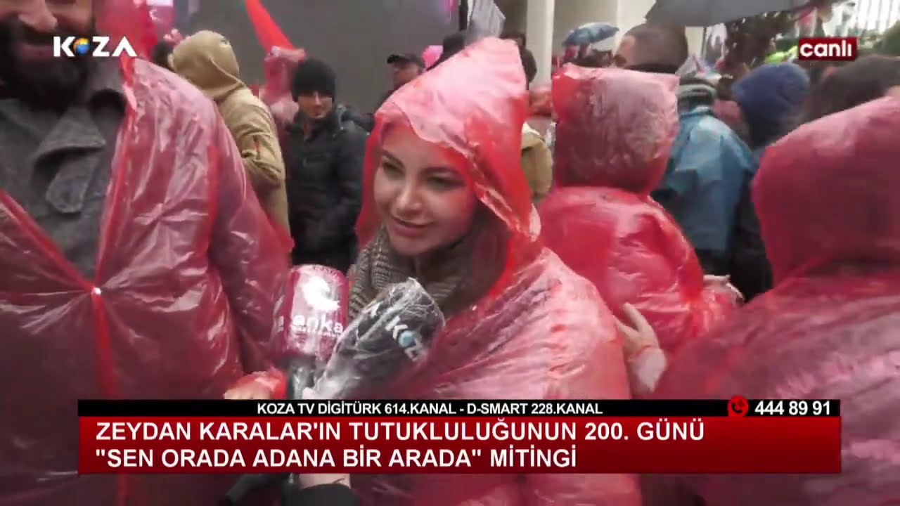 Zeydan Karalar'ın Tutukluluğunun 200. Günü Mitingi  #CanlıYayın #chp #adana #zeydankaralar #kozatv