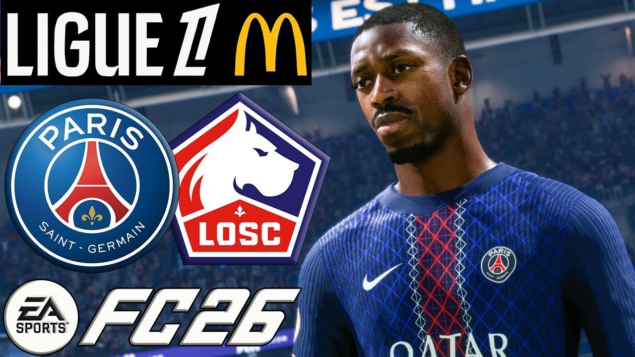 باريس سان جيرمان ضد ليل | قمة الدوري الفرنسي 🔥 | FC26 PS5