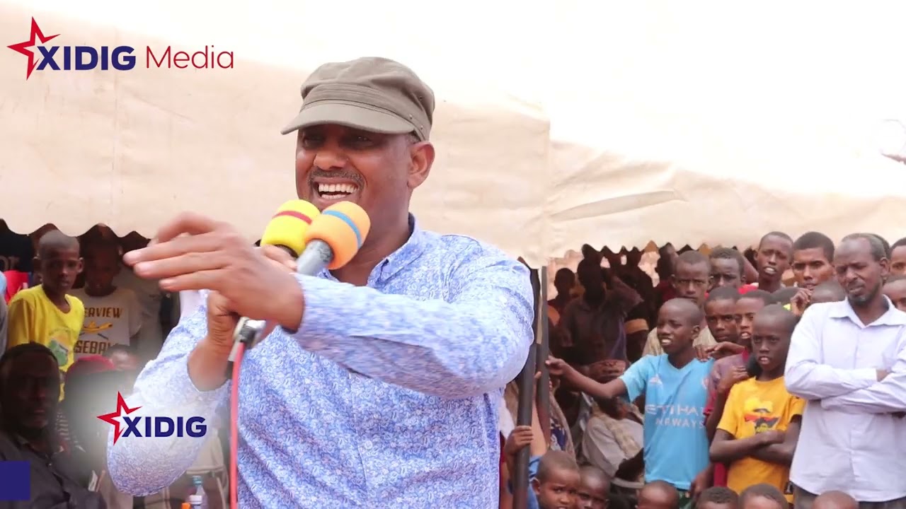 Major Rtd Abdikadir Shabello vote of thanks speech in Barwako.