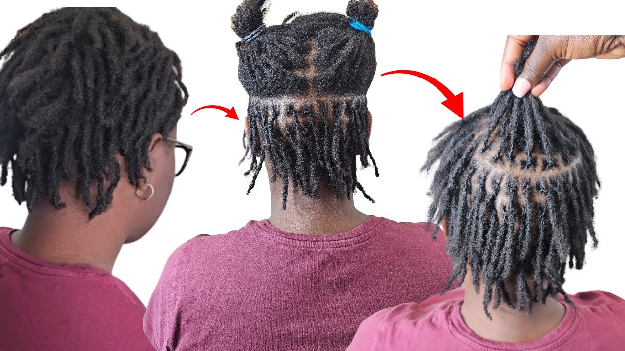 Эту часть никто не показывает… Вот РЕАЛЬНАЯ техника затяжки Microlocs крупным планом!