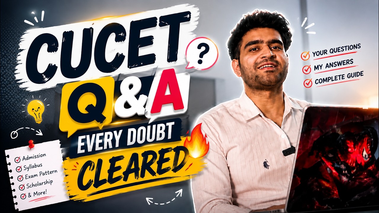 Chandigarh University Q&A🔥CUCET 2026  | Scholarship, Exam & Admission