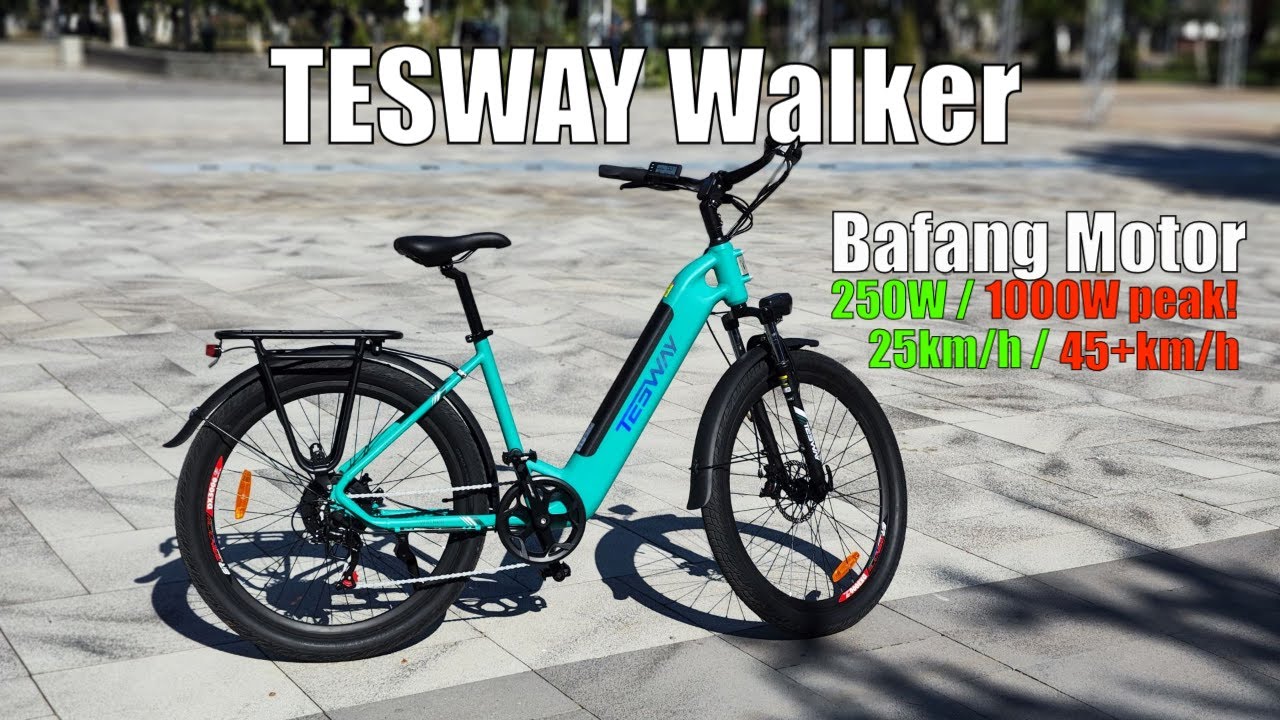 Полный обзор высокопроизводительного городского электровелосипеда Tesway Walker
