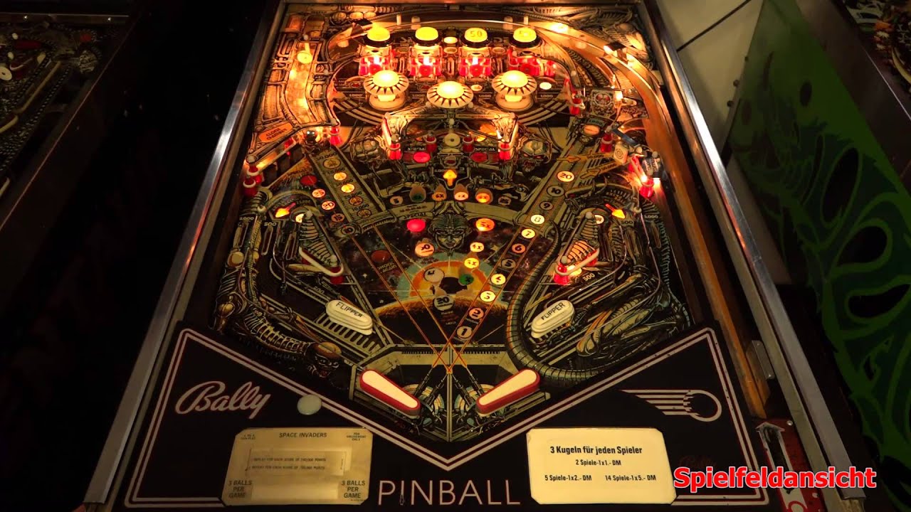 Space Invaders  (Bally, 1979) Flipper Pinball