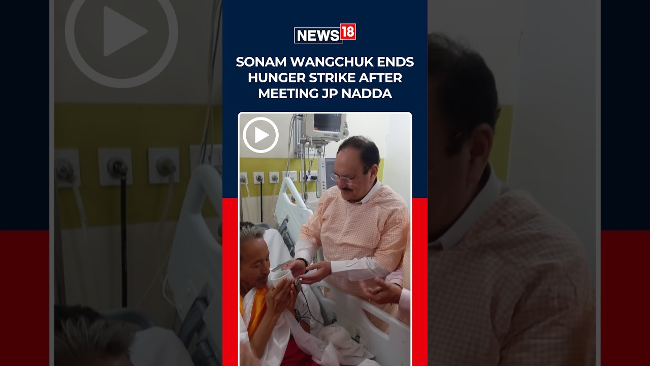 Sonam Wangchuk kończy strajk głodowy po spotkaniu z JP Naddą i Jitendrą Singhem | Wiadomości z In...