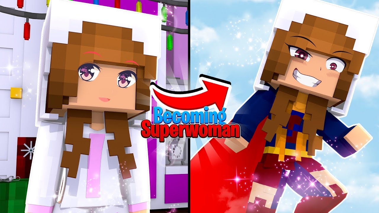 BABY ELLIE BECOMES..... SUPERWOMAN !!!| Minecraft w/ Little Kelly (Custom Roleplay)