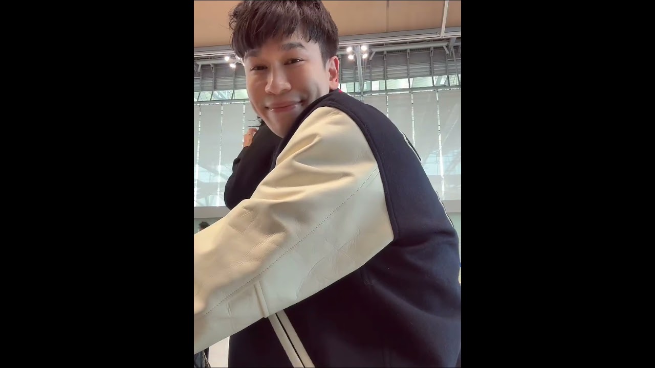 กำลังจะขึ้นเครื่องแล้วค่ะ#แก้มบุ๋มปรียาดา #แก้มพีท 