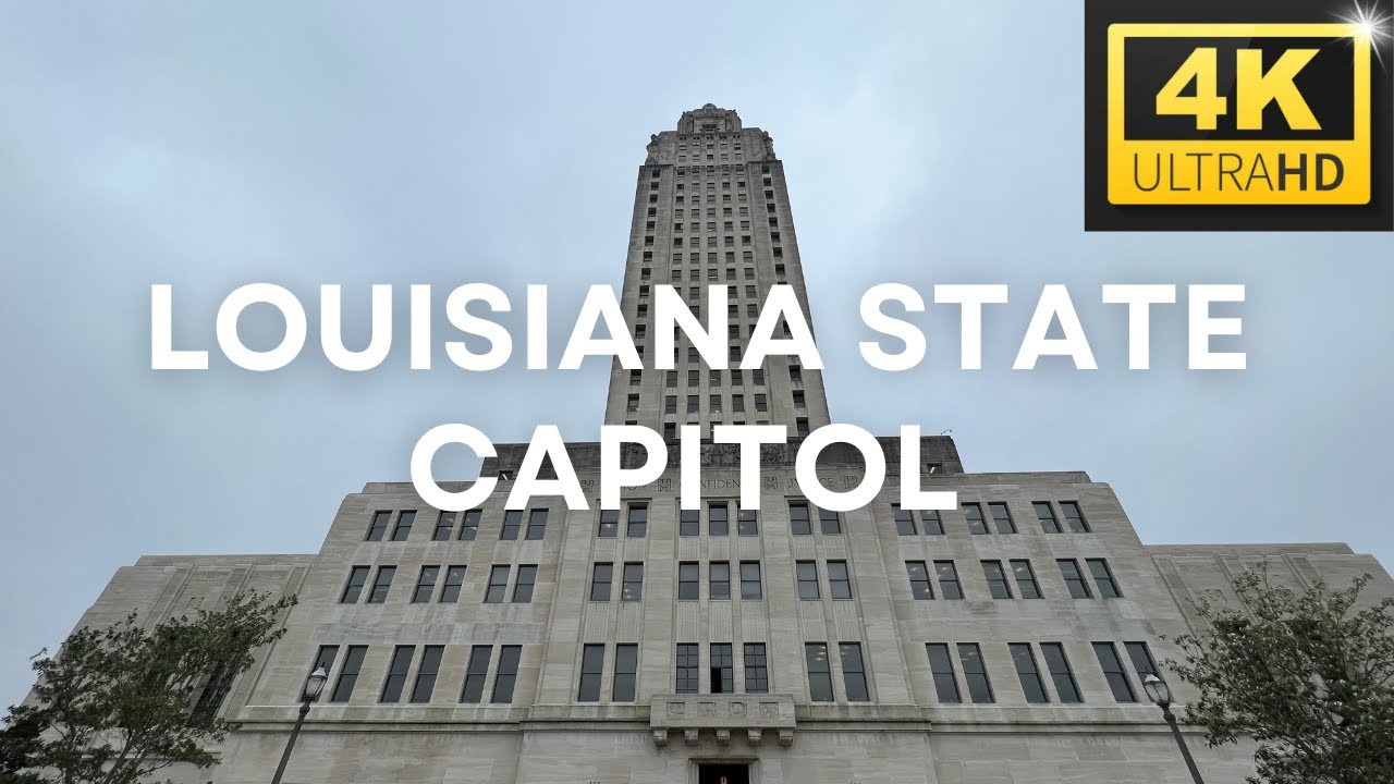 4K Louisiana State Capitol Walking Tour