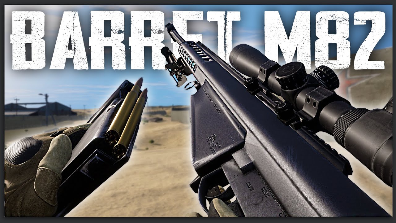 Sniping with a Barret .50 Cal in Squad