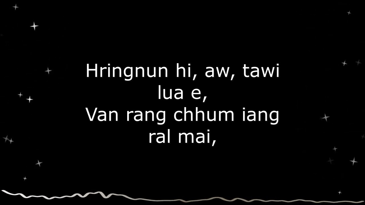 Hringnun (Panlai nun dawn kira nunhlui liamhnu chhuiin) -RCI Lyrics