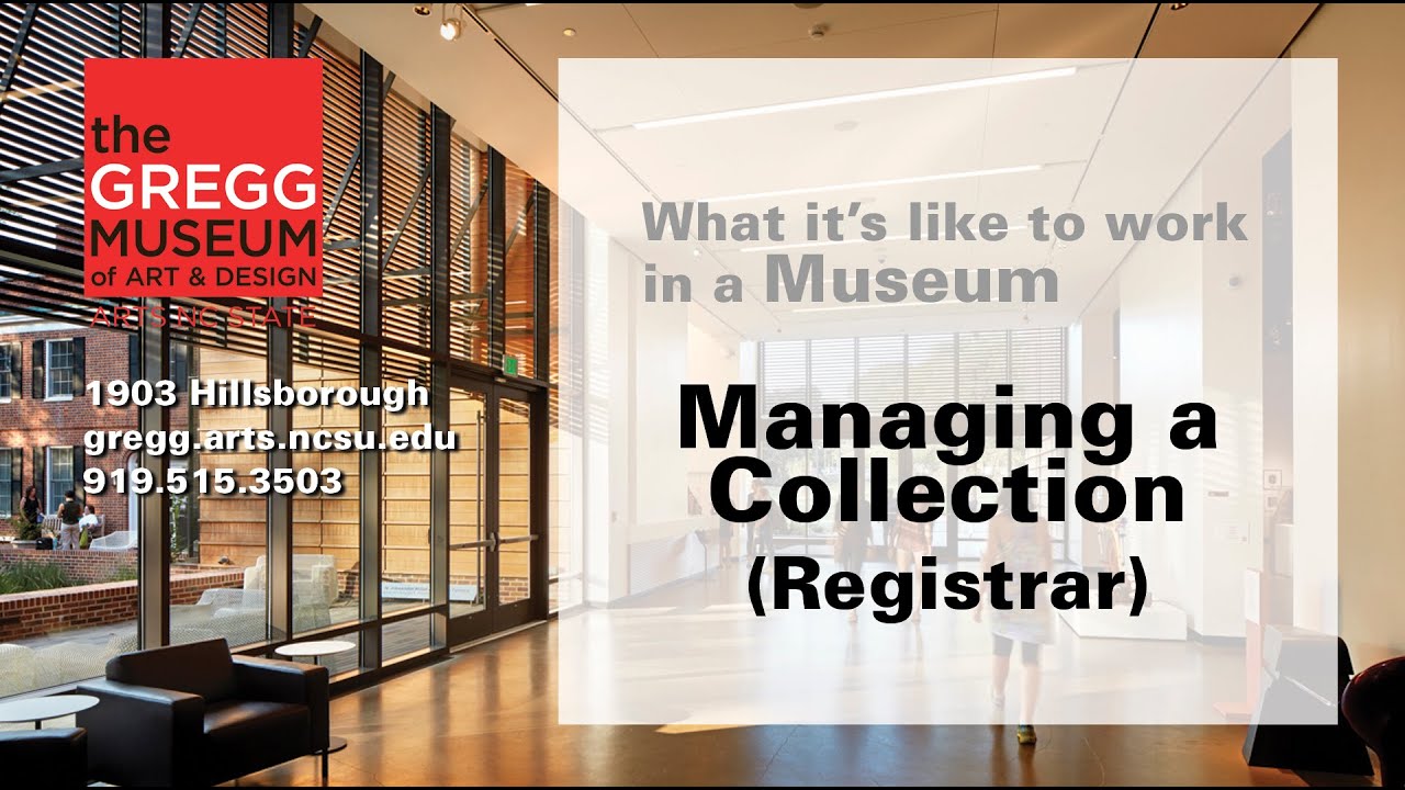 Jobs at the Gregg Museum: The Registrar