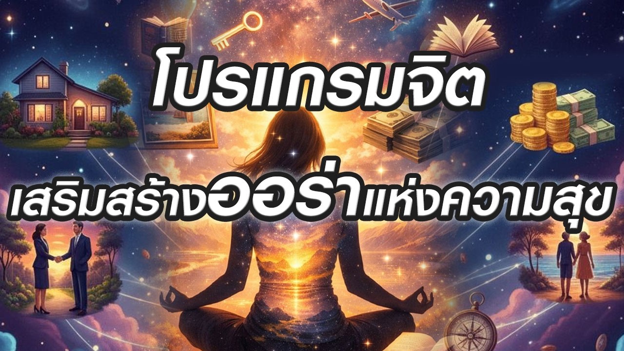 🎧 โปรแกรมจิตเสริมสร้างออร่าแห่งความสุข