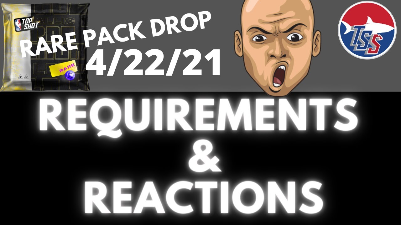 Rare Pack Drop REQUIREMENTS AND REACTIONS - NBA TopShot