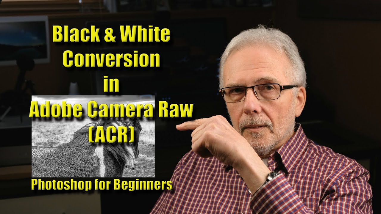 Black & White Conversion in Adobe Camera Raw (ACR) Tutorial: Photoshop for Beginners