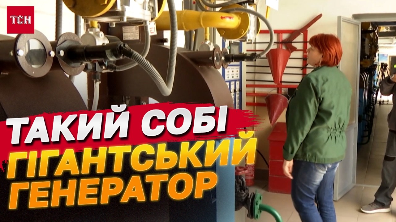 Світло для 300-тисячного міста від МЕГА-ГЕНЕРАТОРА!
