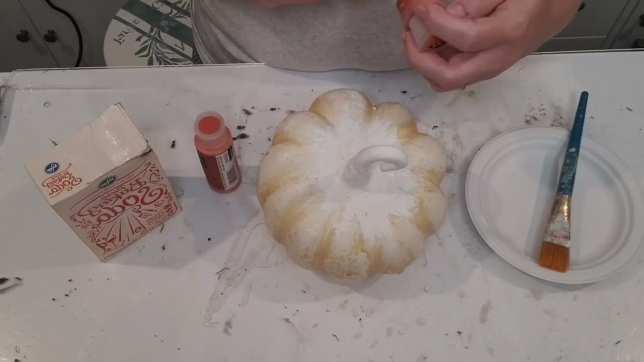 Faux Terracotta Pumpkins that Look Like Pottery Barn Pumpkins