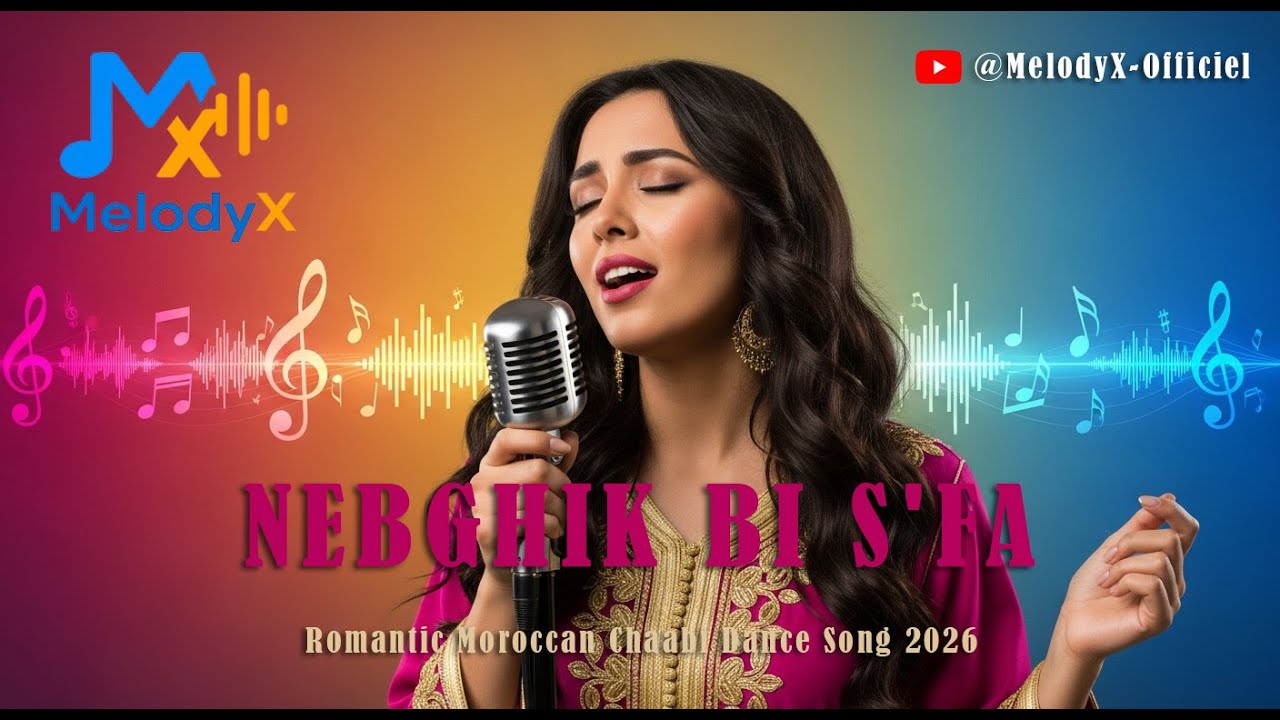 NEBGHIK BI S'FA ❤️🎶 | Romantic Moroccan Chaabi Dance Song 2026  🎵 | MelodyX-Officiel