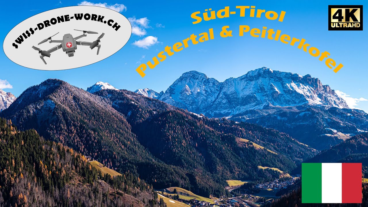 Südtirols Berge aus der Luft – Pustertal & Peitlerkofel wie noch nie gesehen!