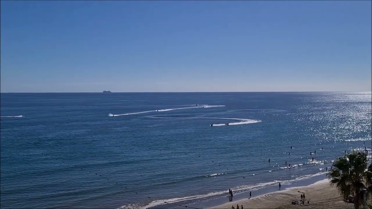 Mer et plage de Playa del Ingels, Maspalomas et San Augustan (Gran canaria)