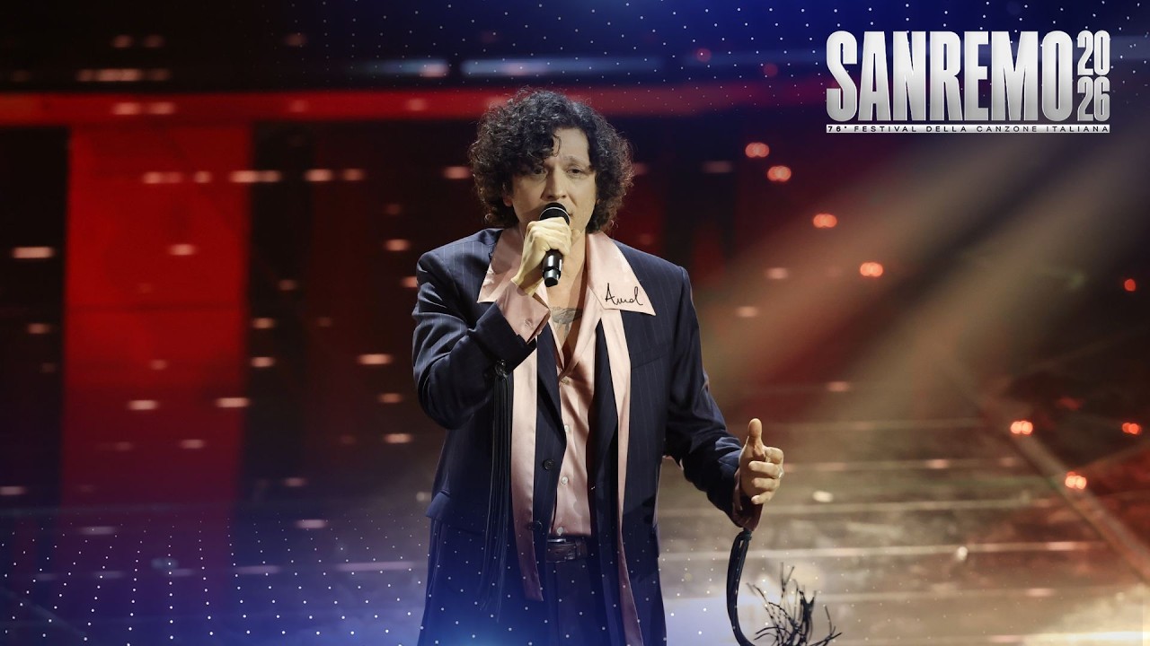 Sanremo 2026 - Ermal Meta canta Stella stellina