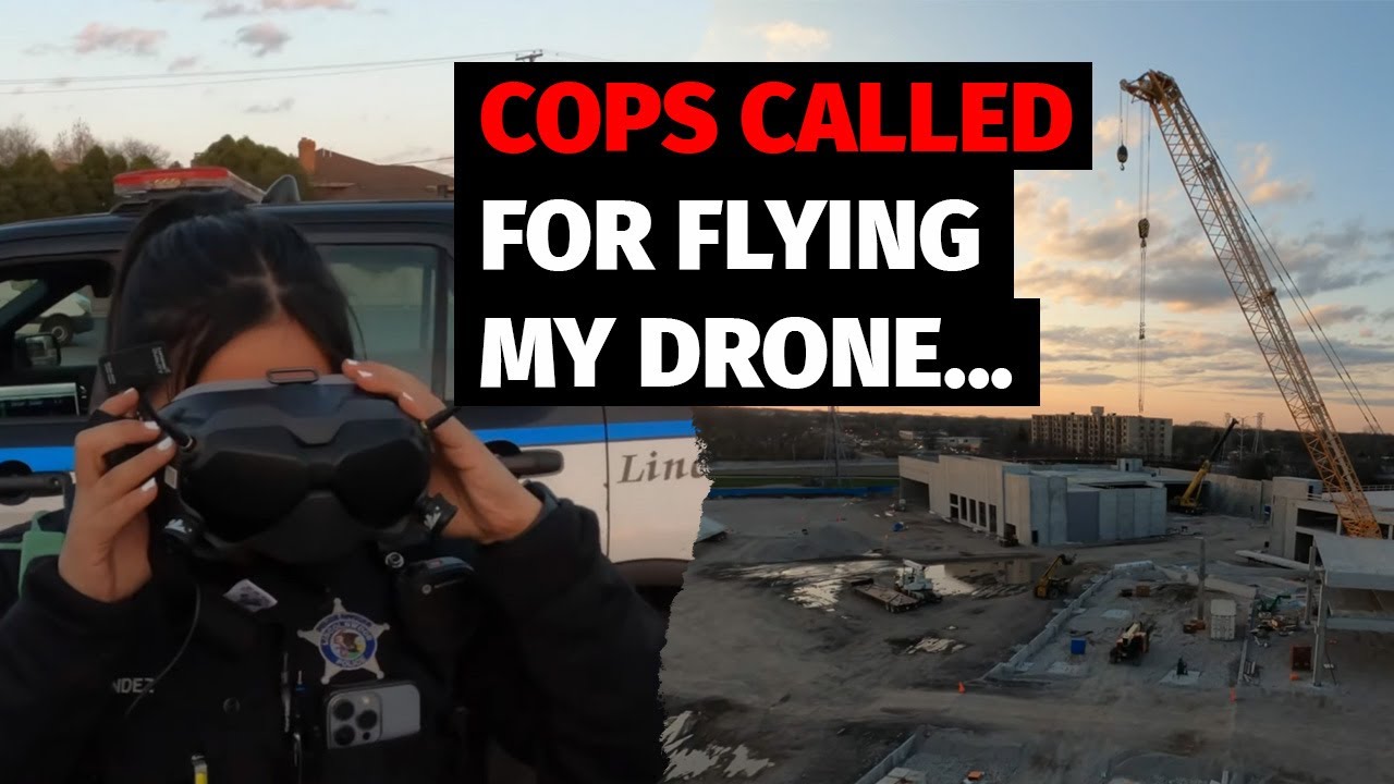 ПОЛИЦИЮ ВЫЗВАЛИ за полеты FPV-дрона на строительной площадке...