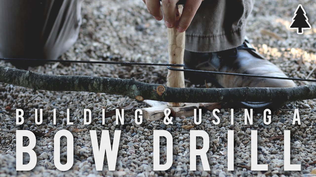 Making a Bowdrill Set and Fire - Bushcraft