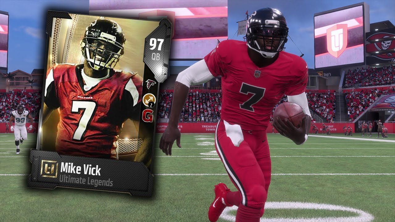 HE CANT BE STOPPED! ULTIMATE LEGEND MIKE VICK!! MADDEN 18 ULTIMATE TEAM
