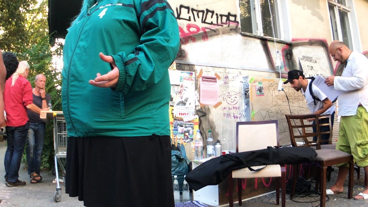 #besetzen #Mietenwahnsinn I Selbstorganisierung, Miete abschaffen. (Kim Schmitz, #besetzen)